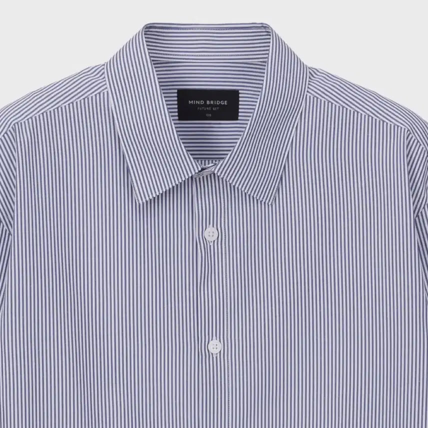 [BUNJANG] Mind Bridge Striped Shirt 95 / (새제품) 마인드 브릿지 셔츠 95사이즈