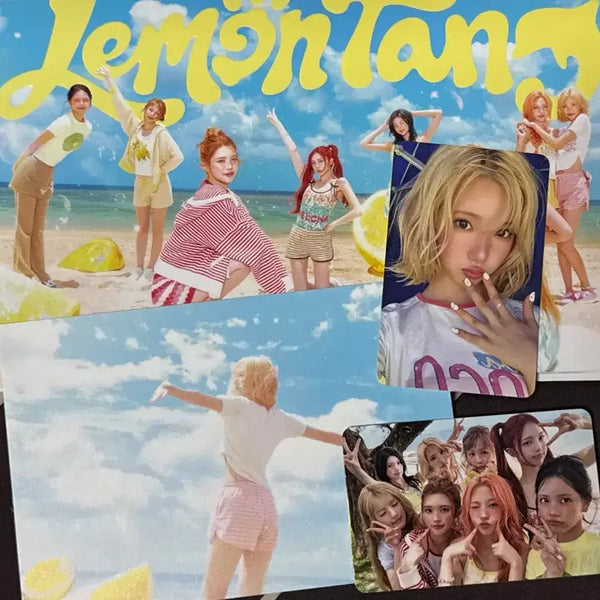 [BUNJANG] Hats to Hearts Lemon Tang Photobook Album Set Jiwoo Photocard Postcard / 하츠투하츠 하투하 레몬탱 포토북 앨범 지우 포카 앨포 엽서 lemon tang