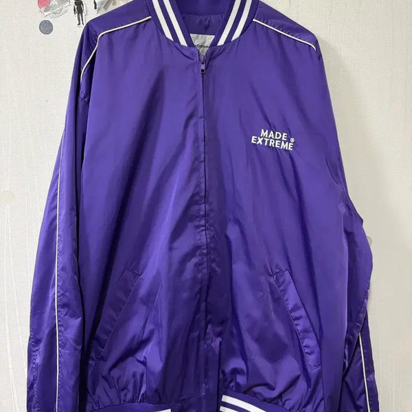 [BUNJANG] Vintage Embroidered Baseball Jacket / 빈티지 자수 야구점퍼