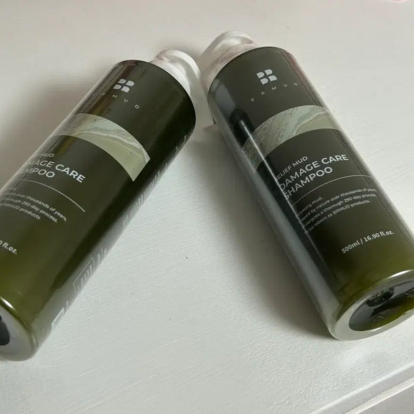 [BUNJANG] BR Mud Relief Mud Damage Care Shampoo Bundle Set / (미개봉 2개 일괄) 비알머드 릴리프 머드 데미지 케어 샴푸