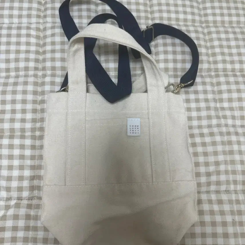 [BUNJANG] Ordinary Days Canvas Tote Bag Ivory / 오디너리데이즈 캔버스 토트백 아이보리