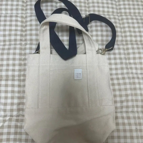 [BUNJANG] Ordinary Days Canvas Tote Bag Ivory / 오디너리데이즈 캔버스 토트백 아이보리