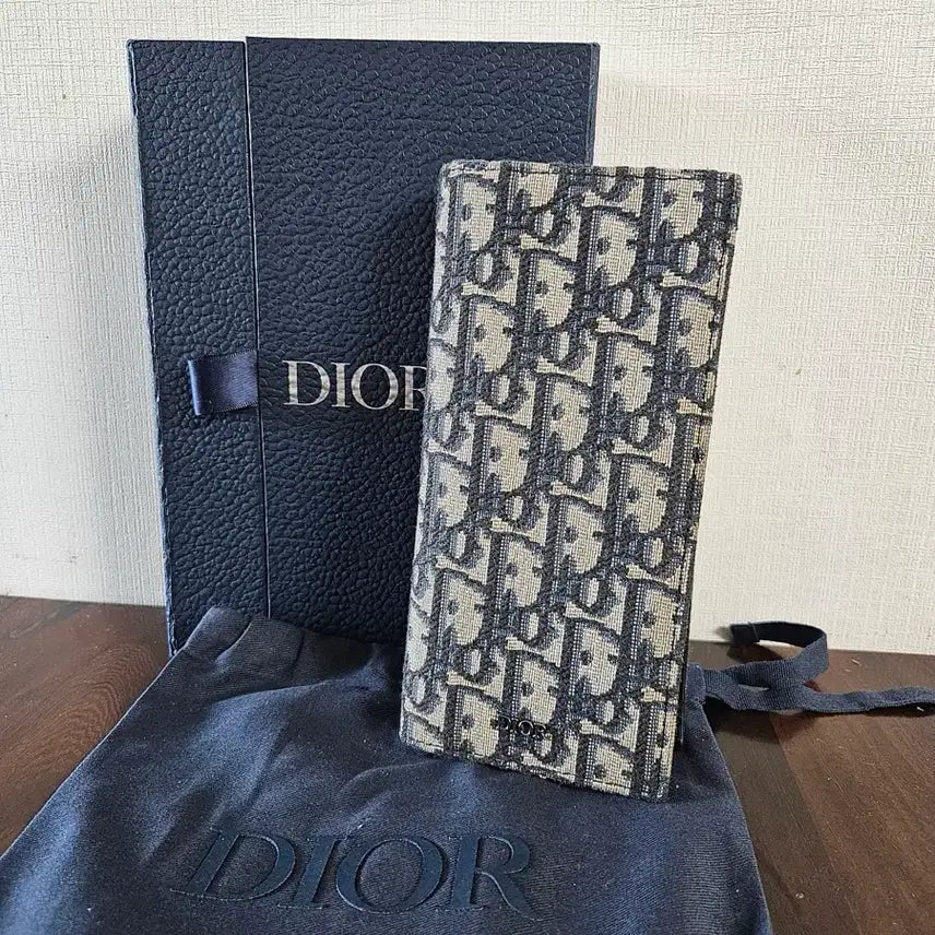 [BUNJANG] Dior Oblique Beige Long Wallet / [구성o] 디올 오블리크 베이지 장지갑