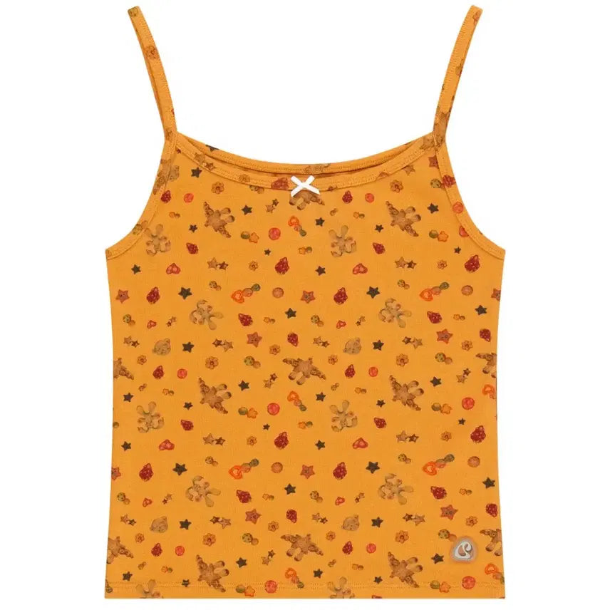 [BUNJANG] COYSEIO Emma Tiny Friends Sleeveless Mustard / COYSEIO 코이세이오 에마 타이니 프렌즈 슬리브리스 머스타드