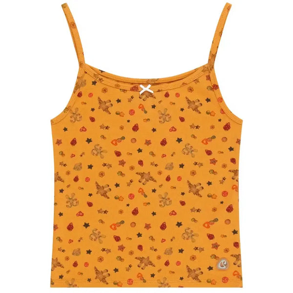 [BUNJANG] COYSEIO Emma Tiny Friends Sleeveless Mustard / COYSEIO 코이세이오 에마 타이니 프렌즈 슬리브리스 머스타드