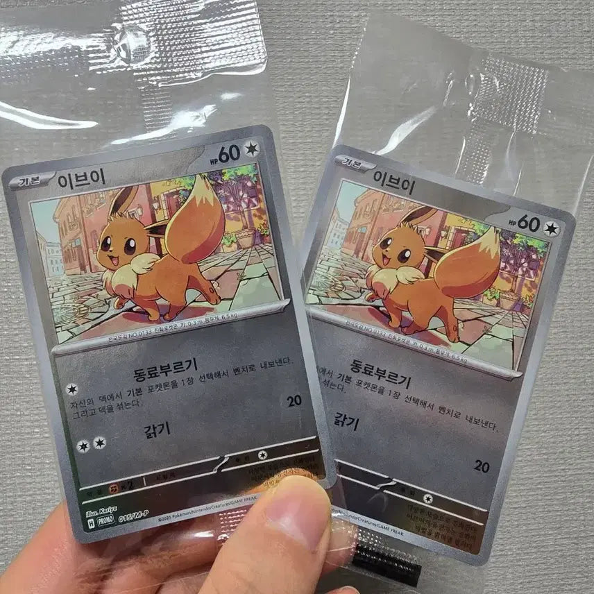 [BUNJANG] Pokemon Eevee Promo Card (Sealed) / 포켓몬카드 이브이 프로모 카드 미개봉. 3장 이상 구매시 서비스