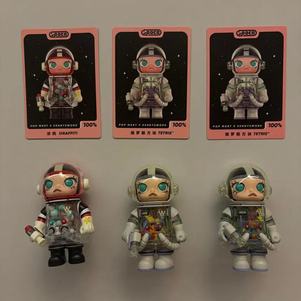 [BUNJANG] Pop Mart Space Molly Figure Graffiti/Tetris / 스페이스 몰리 피규어 그래피티/테트리스