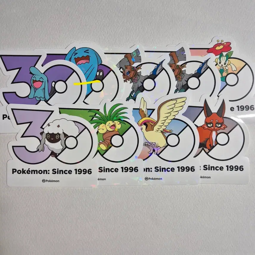 [BUNJANG] Pokemon 30th Anniversary Sticker Set / 포켓몬 30주년 스티커 0.3세트 +a 판매
