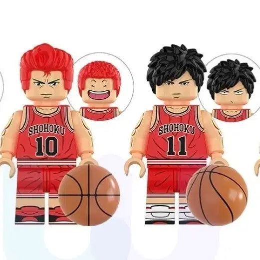 [BUNJANG] Slam Dunk Taegang & Baekho Lego Figure Set / 슬램덩크 서태웅 강백호 레고 피규어 세트