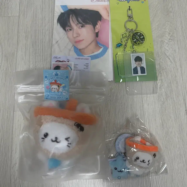 [BUNJANG] NCT WISH Yushi Wish Doll Steady Photo Set Keychain Bundle Set / NCT WISH 엔시티 위시 유우시 버블냥 위시돌 스테디 증사 키링 일괄