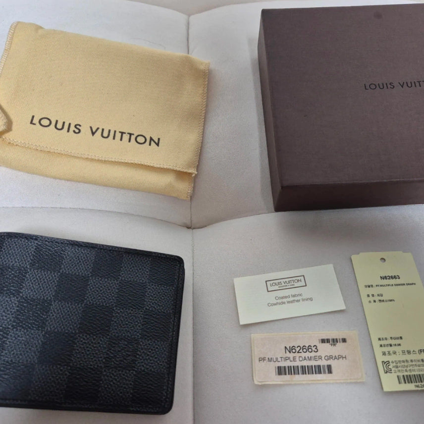 [BUNJANG] Louis Vuitton Damier Multiple Wallet / [S급/정품]루이비통 다미에 멀티플 반지갑