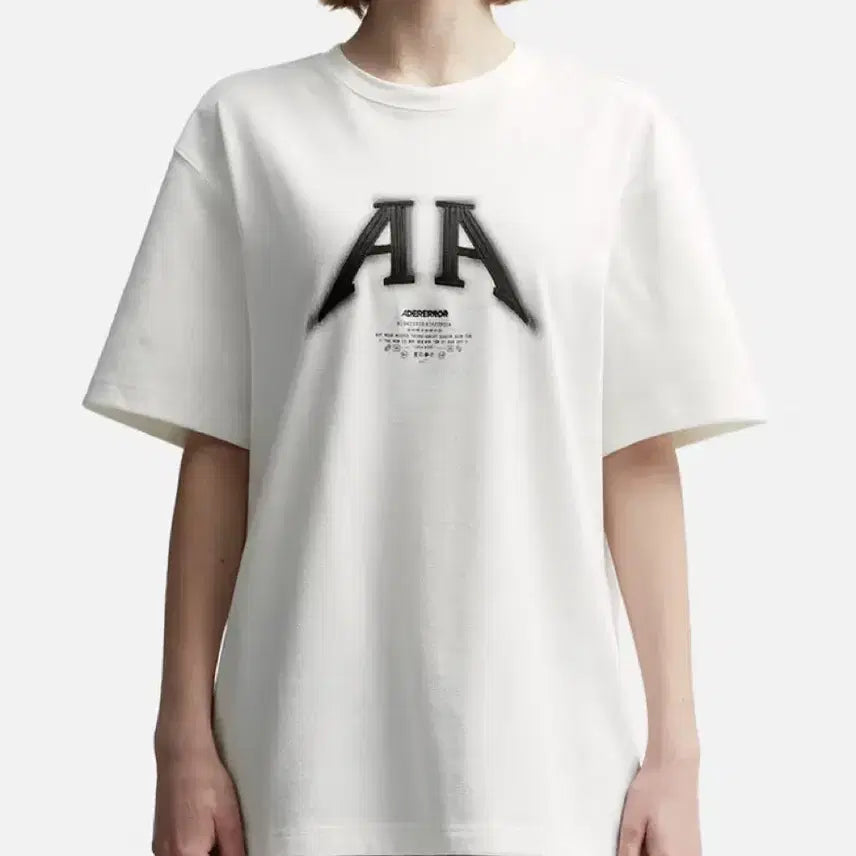 [BUNJANG] Ader Error NOLC Logo T-Shirt White / [L] 아더에러 nolc logo t-shirt 놀크 로고 티셔츠 화이트