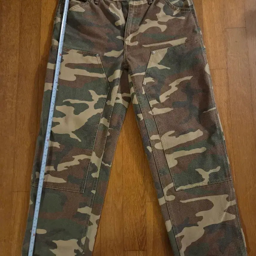 [BUNJANG] Supreme Double Knee Woodland Camo Pants / 슈프림 더블니 우드랜드 카모 - 23SS // 사이즈 32
