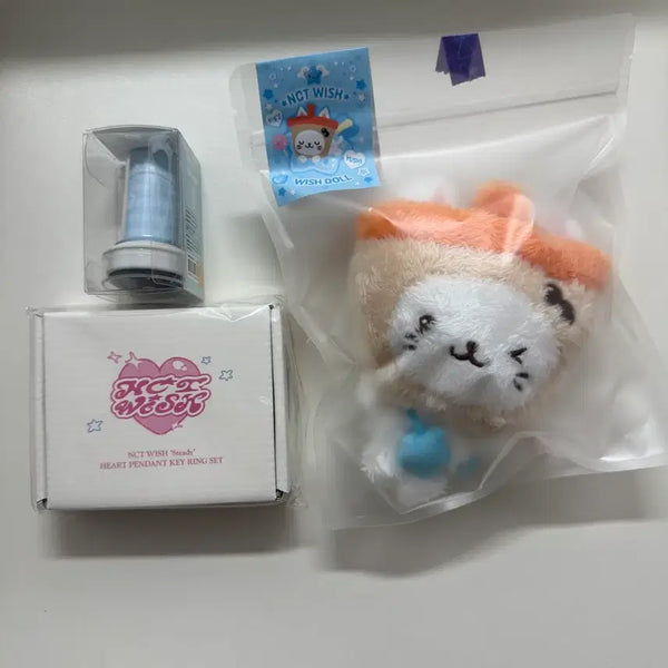 [BUNJANG] NCT WISH Yushi Bubble Nyan Original Wish Doll Bundle Set / NCT WISH 엔시티 위시 유우시 버블냥 오리지널 위시돌 스테디 엠디 일괄