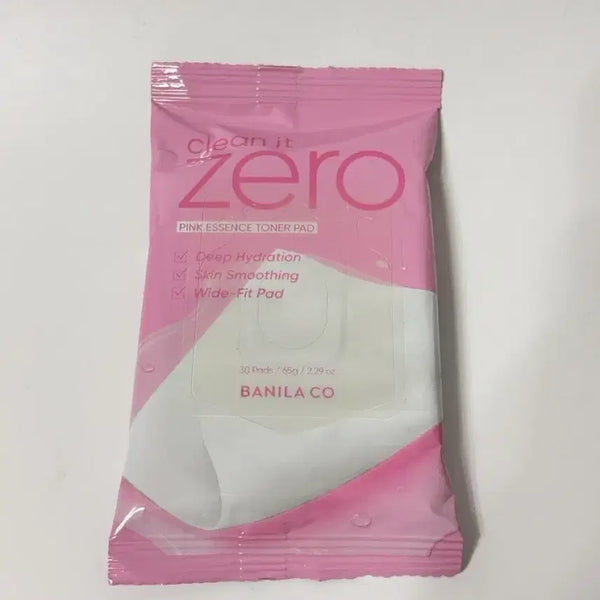 [BUNJANG] Banila Co. Clean It Zero Pink Essence Toner Pad (30 count) / [새상품] 바닐라코 클린 잇 제로 핑크 에센스 토너 패드