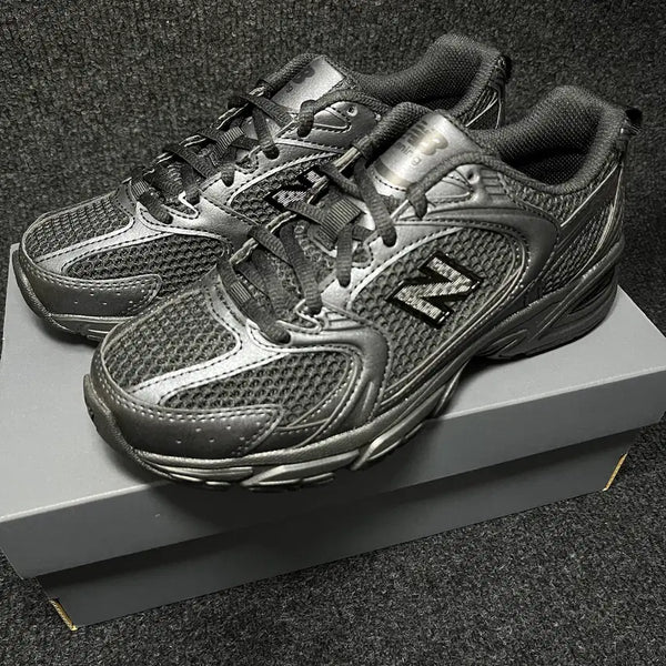 [BUNJANG] New Balance 530 All Black Mesh Unisex Running Shoes / 뉴발란스 530 올블랙 메쉬 남녀공용 런닝화 통기성 좋은 데일리 운동화 새상품