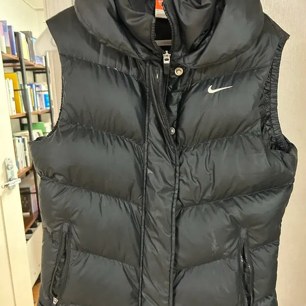 [BUNJANG] Nike Quilted Padded Vest Black / 나이키 퀼팅 패딩 베스트 블랙
