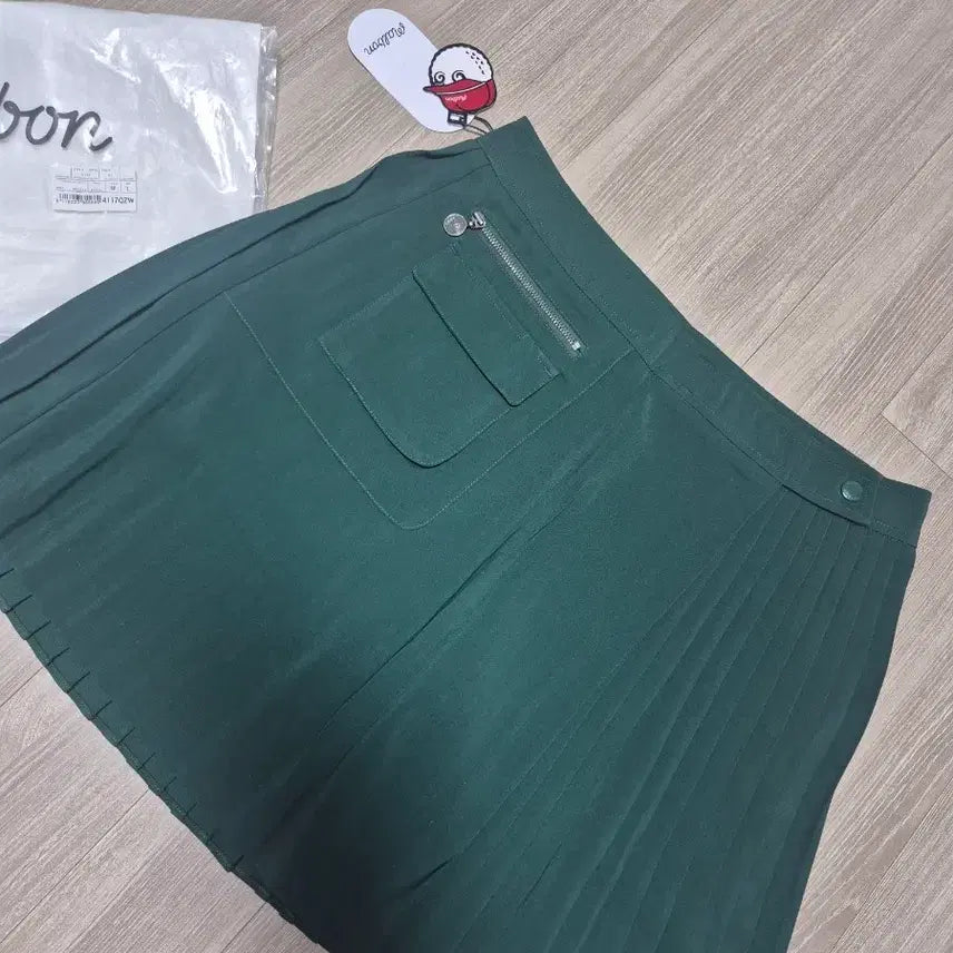 [BUNJANG] Malbon Pleated Golf Skirt - Dark Green, Size L / 새상품)말본플리츠골프스커트 주름골프치마