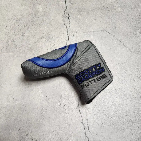 [BUNJANG] Scotty Cameron Circle T Putter Cover Blade (Straight) / 블레이드(일자)전용 써클티 블루 퍼터 커버 골프 스카티 카메론