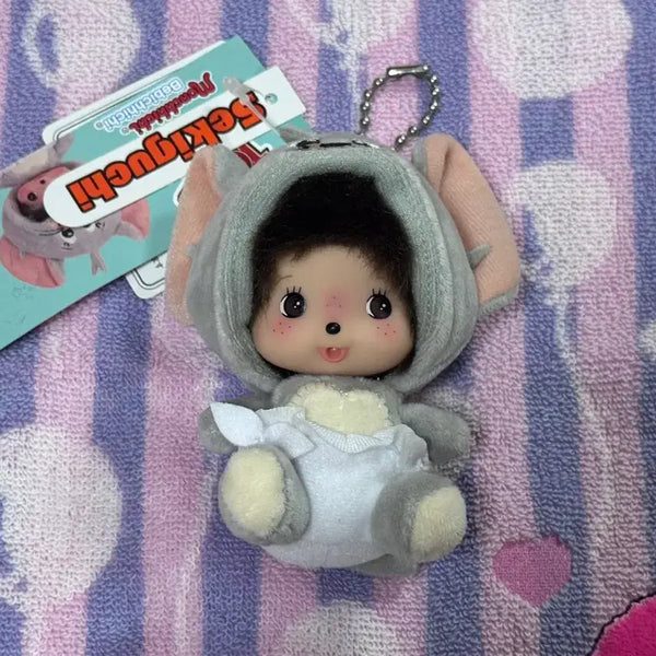 [BUNJANG] Monchhichi Bebichichi Tuffy Tom and Jerry Keyring Doll / 몬치치 베베치치 터피몬치치 톰과제리 키링 인형