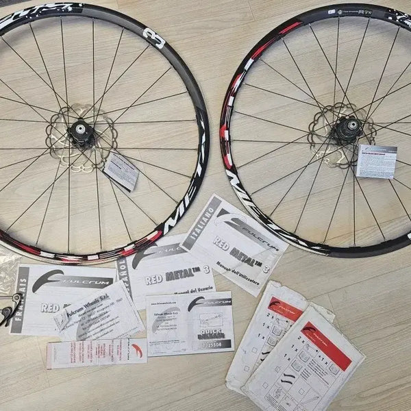 [BUNJANG] Fulcrum Red Metal 3 26-inch MTB Wheelset Full Set - Tubeless Ready / 펄크럼 레드메탈3 26인치 MTB휠셋 풀셋 -가방,신품급, 튜브레스레디