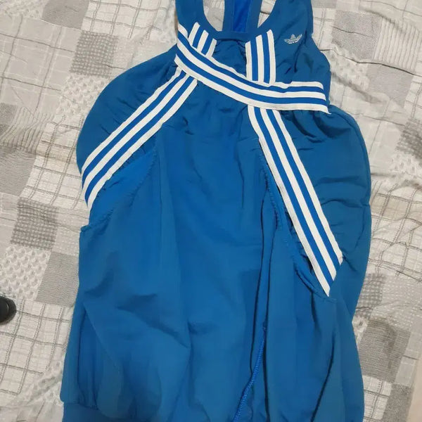 [BUNJANG] Adidas Sleeveless Mini Dress Blue / 아디다스 민소매 원피스 블루