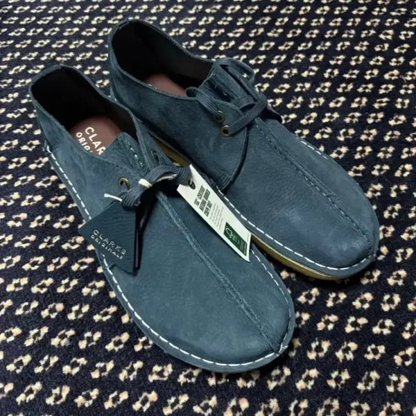[BUNJANG] Clarks Originals Desert Boots Navy Suede / 클락스 오리지널스 데저트 부츠 네이비