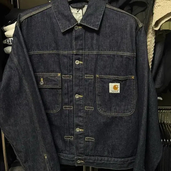 [BUNJANG] Carhartt WIP Elmwood Jacket Blue Rinsed M / 칼하트 wip 벨마 자켓 블루 린스드 m사이즈