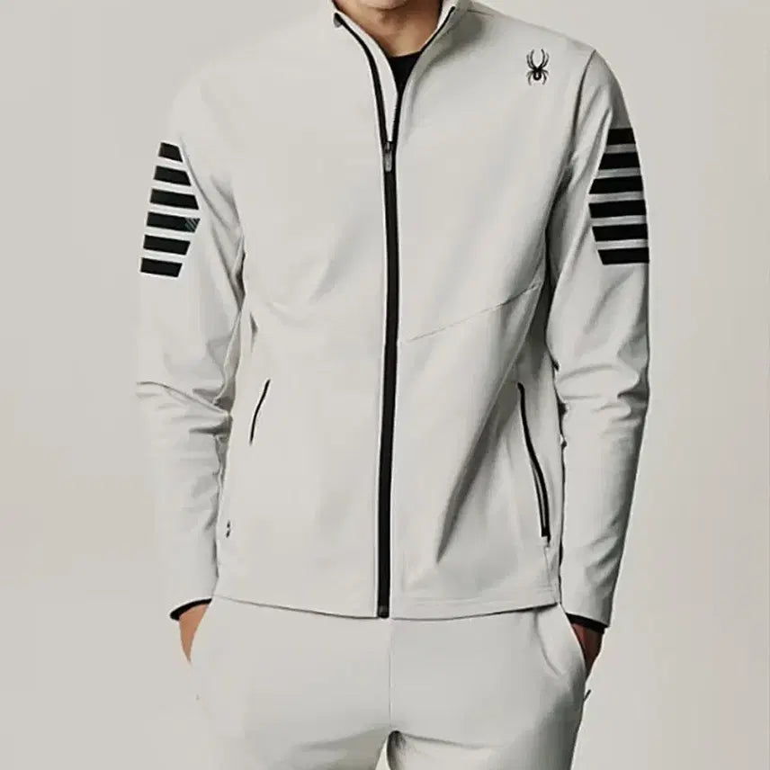 [BUNJANG] Spider 24SS Bonding Windbreaker Zip-up Jacket Black L / (L)24SS 스파이더 본딩 바람막이 집업 자켓 100 블랙