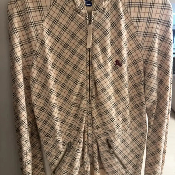 [BUNJANG] Burberry London Check Hooded Zip-Up / 버버리 런던 체크 후드집업