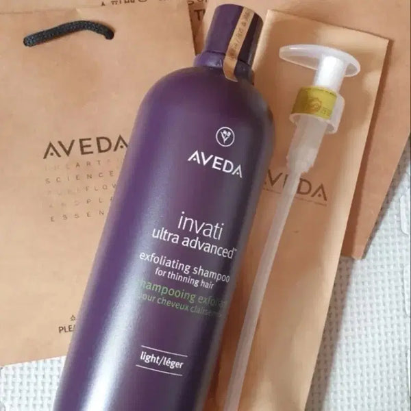 [BUNJANG] Aveda Invati Ultra Light Shampoo 1L + Liter Pump / 아베다 인바티 울트라 라이트 샴푸 1L+리터펌프