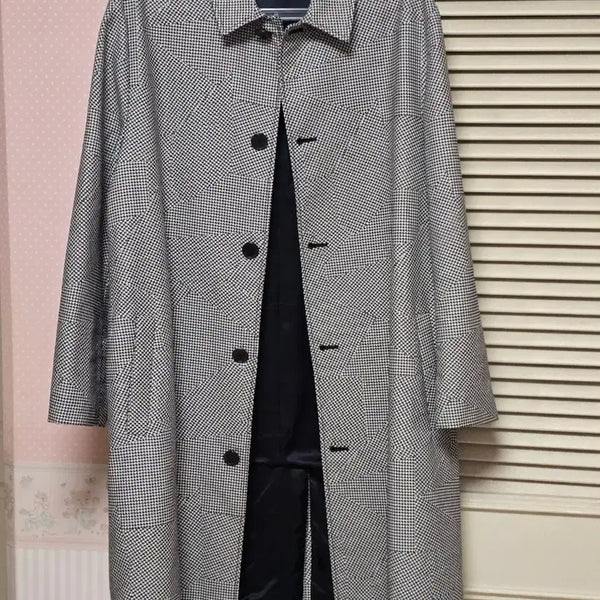 [BUNJANG] McQ Alexander McQueen Houndstooth Geometric Patchwork Single Coat / [명품] 알렉산더 맥퀸. McQ 하운드투스 지오메트릭 코트