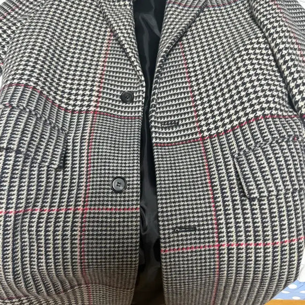 [BUNJANG] Kinloch Anderson Tweed Pattern Checkered Coat / Kinloch Anderson