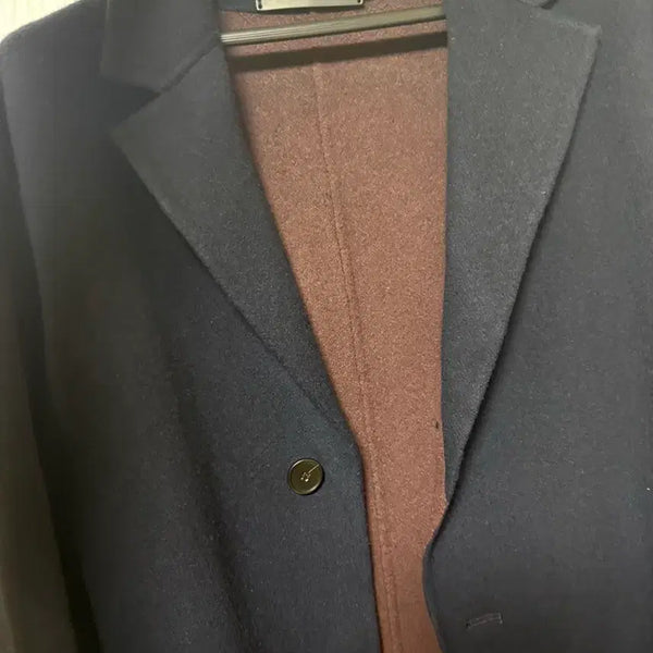 [BUNJANG] Classic Navy Long Coat / 롱코트