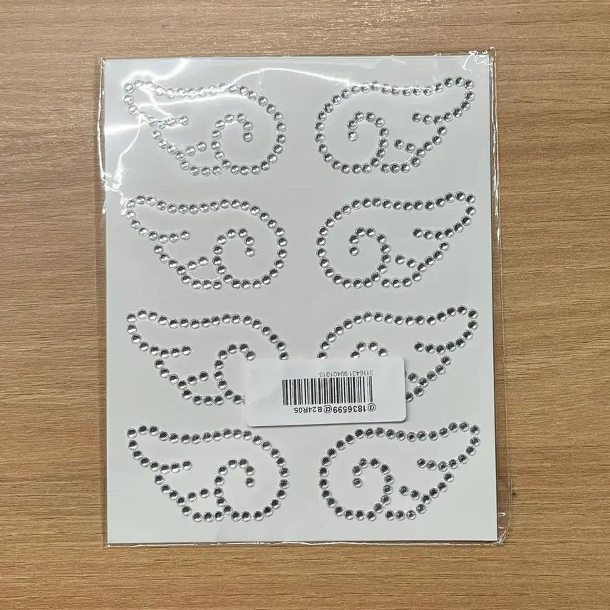 [BUNJANG] Angel Wing Cubic Sticker Set / 천사날개 큐빅스티커) 탑꾸 넴꾸 다꾸 폰꾸 위시코어 날개코어 엔젤코어 엔시티위시 투어스 우치와 네임보드 탑로더 비즈