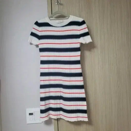 [BUNJANG] Striped Mini Dress / 단가라 원피스
