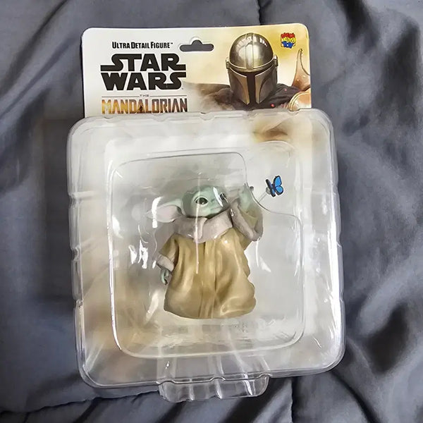 [BUNJANG] Star Wars The Mandalorian & Grogu UDF Figurine (Butterfly Version) / 스타워즈 만달로리안과 그로구 udf 나비 피규어