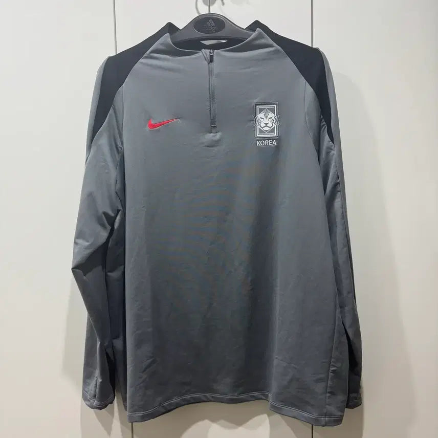 [BUNJANG] 2024 Korea National Football Team Coach Half-Zip Drill Top / 2024 대한민국 축구 국가대표 코치용 국대 하프집업 드릴탑