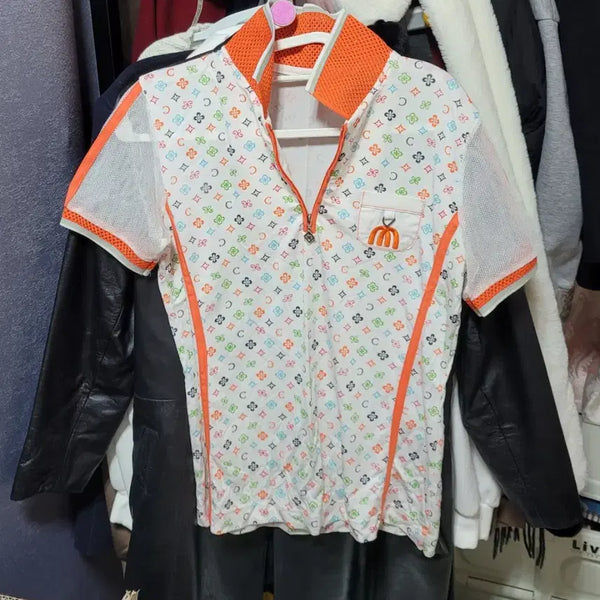 [BUNJANG] Women's Mesh Summer Golf Short Sleeve Top / 새상품 여성 매쉬 여름 골프반팔 90사이즈같음