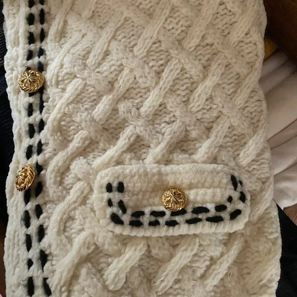 [BUNJANG] Vintage Stitch Cardigan / 빈티지 스티치 가디건