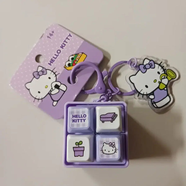 [BUNJANG] Hello Kitty Keycap Keychain / 헬로키티 키캡 키링