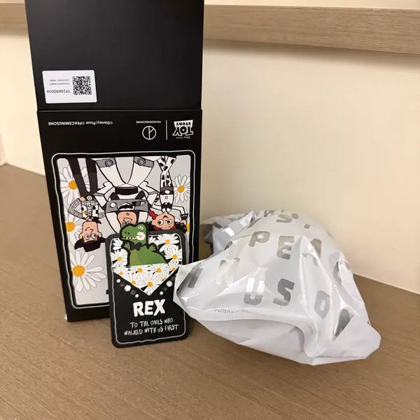 [BUNJANG] PEACEMINUSONE x Toy Story Rex Plush Keychain / 피스마이너스원 x 토이 스토리 더 퍼스트팬 플러시 키링 렉스