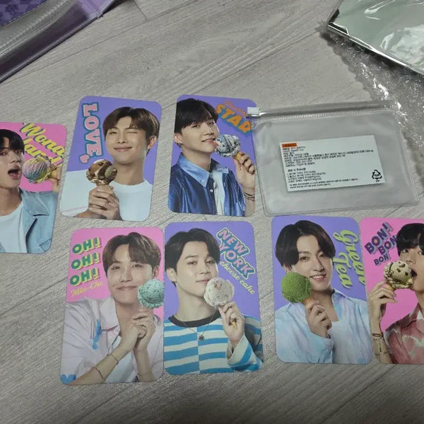 [BUNJANG] BTS Baskin Robbins Photocard Set / 방탄소년단 BTS 베스킨라벤스 포카