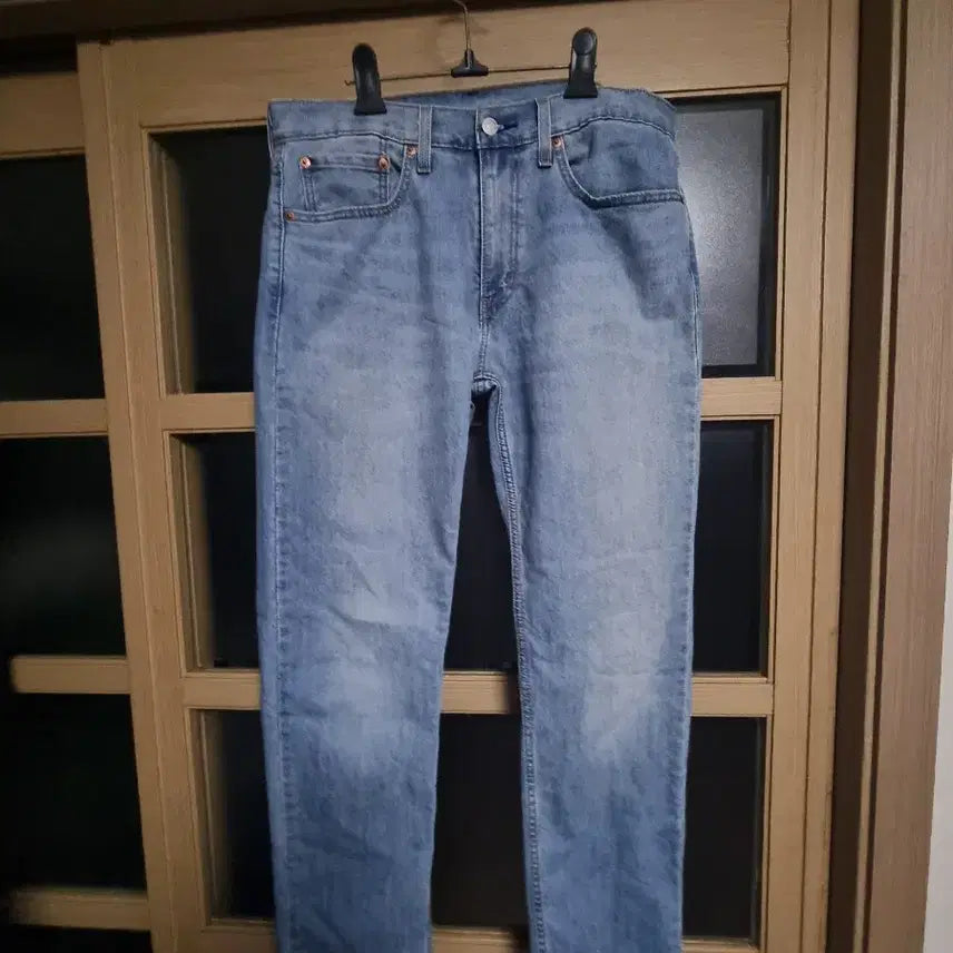 [BUNJANG] Levi's 502 Regular Taper Selvedge Jeans / 리바이스 502  32-32  연 청바지