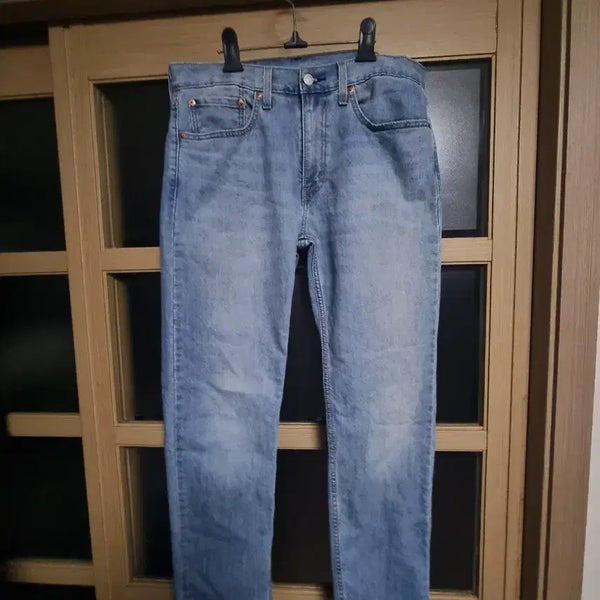 [BUNJANG] Levi's 502 Regular Taper Selvedge Jeans / 리바이스 502  32-32  연 청바지