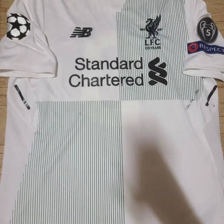 [BUNJANG] Liverpool 17-18 Away Jersey Firmino Champions League Full Patch / 리버풀 어웨이 17-18 피르미누 챔스 풀마킹