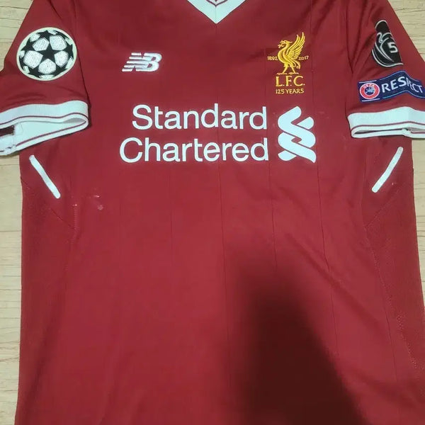 [BUNJANG] Liverpool 17-18 Home Henderson Champions League Full Patch Jersey (Domestic M) / 17-18 리버풀 홈 헨더슨 챔스 풀마킹 국내M