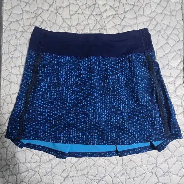 [BUNJANG] Lululemon Tennis Skirt Navy Pattern Size 4 / 룰루레몬  스커트 4