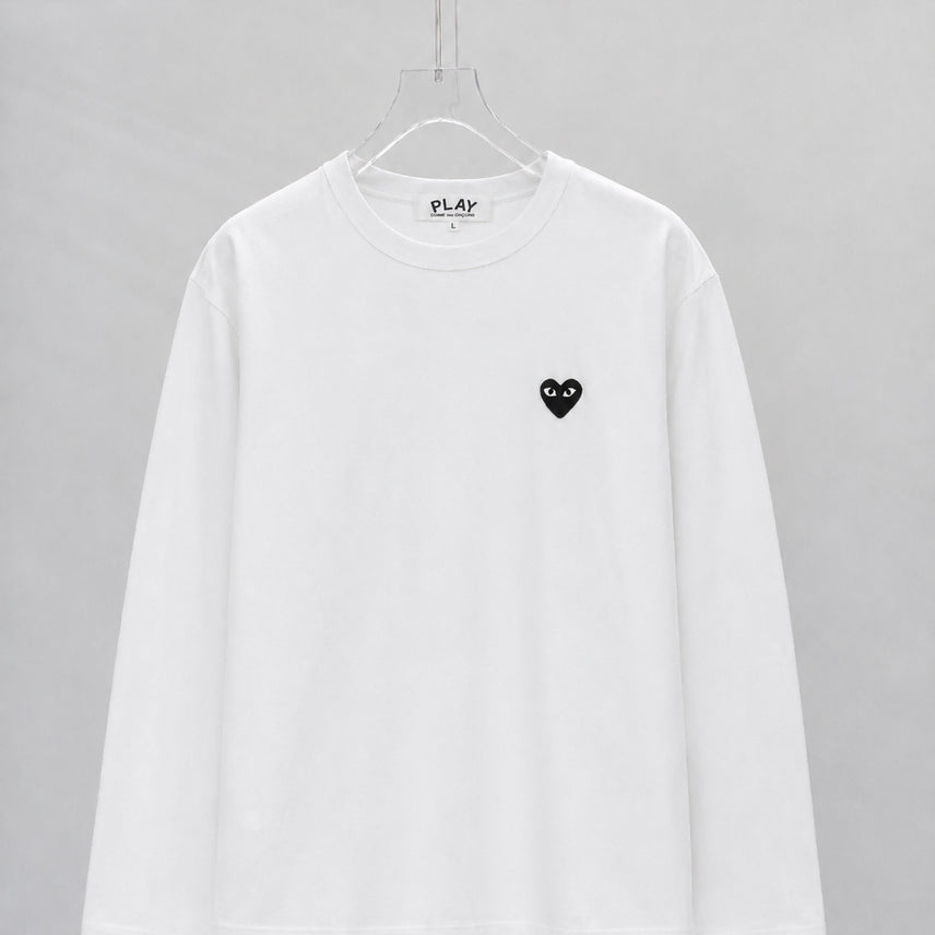 [BUNJANG] Comme des Garçons Black Wappen Round Long Sleeve T-Shirt Unisex / [새상품]꼼데가르송 블랙와펜 라운드 롱 슬리브티 남녀공용