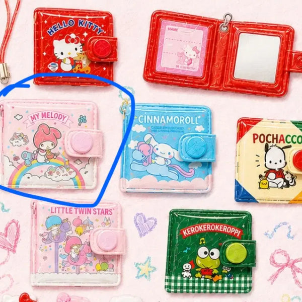 [BUNJANG] Sanrio Mini Series My Melody Mirror Wallet Keychain / 산리오 미니 시리즈 거울 지갑 키링 마이멜로디